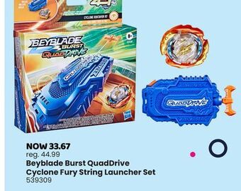 Toys R us Beyblade burst quaddrive cyclone fury string launcher set offer