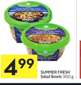 Foodland Summer fresh salad bowls 300 g offer