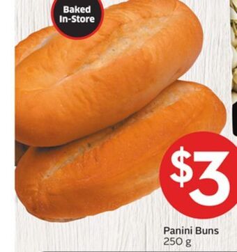 Foodland Panini buns offer