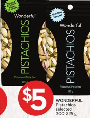 Foodland Wonderful pistachios offer