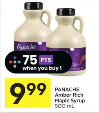 Foodland Panache amber rich maple syrup 500 ml offer