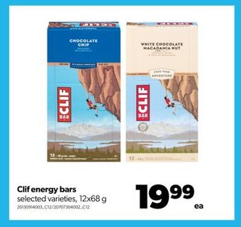 Real Canadian Superstore Clif energy bars, 12x68 g offer