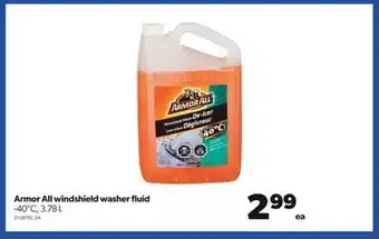 Real Canadian Superstore Armor all windshield washer fluid -40°c, 3.78 l offer