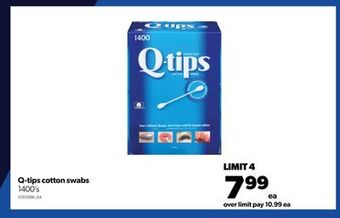 Real Canadian Superstore Q-tips cotton swabs, 1400's offer