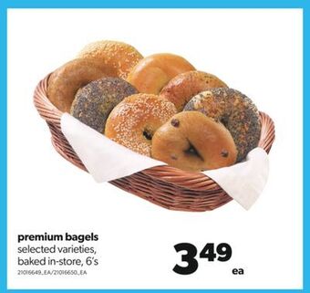 Real Canadian Superstore Premium bagels, 6's offer