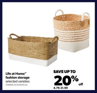Real Canadian Superstore Life at home™ fashion storage offer