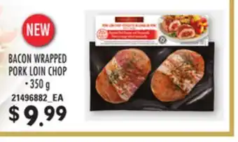 Loblaws Bacon wrapped pork loin chop, 350 g offer