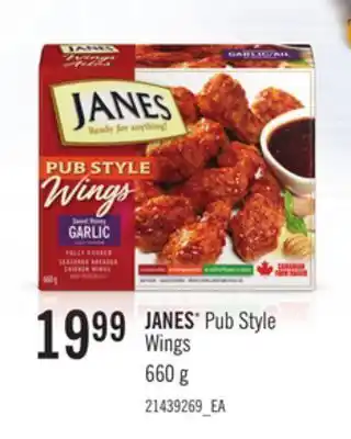 Loblaws Janes* pub style wings, 660 g offer
