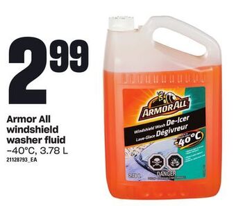 Loblaws Armor all windshield washer fluid, -40°c, 3.78 l offer
