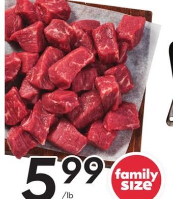 Sobeys Fresh boneless stew beef offer
