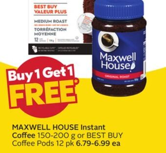 Sobeys Maxwell house instant coffee offer