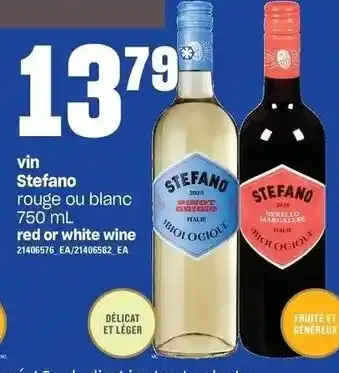 Provigo Red or White Wine 750 ml offer