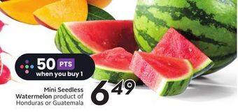 Sobeys Mini seedless watermelon offer
