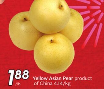 Sobeys Yellow asian pear offer