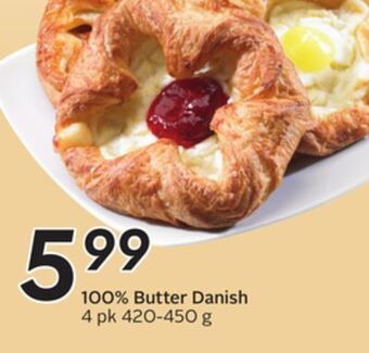 Sobeys 100% butter danish offer