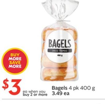 Sobeys Bagels offer