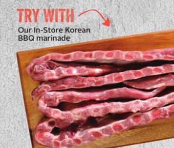 Sobeys Fresh pork side ribs offer