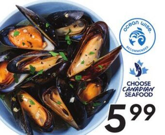 Sobeys Fresh mussels offer
