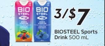 Sobeys Biosteel sports drink offer