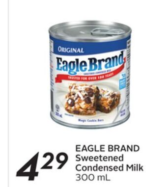 Sobeys Eagle brand sweetened condensed milk offer