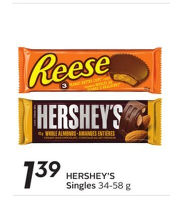 Sobeys Hershey's singles offer