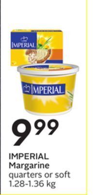 Sobeys Imperial margarine offer