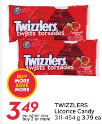 Sobeys Twizzlers licorice candy offer