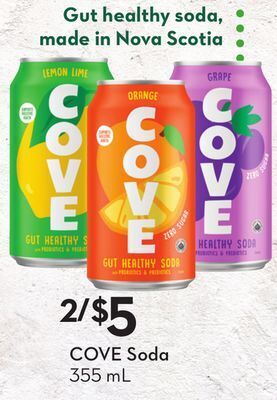 Sobeys Cove soda offer