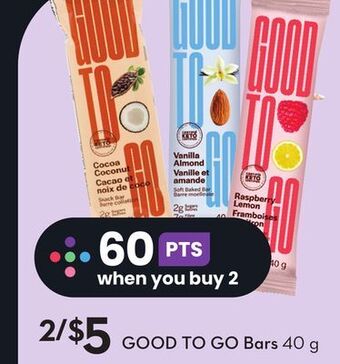 Sobeys Good to go bars offer