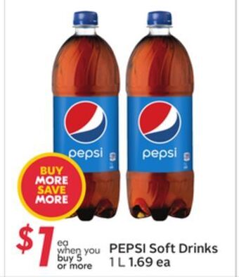 Sobeys Pepsi soft drinks offer