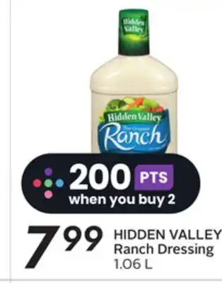 Sobeys Hidden valley ranch dressing offer
