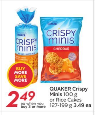 Sobeys Quaker crispy minis offer