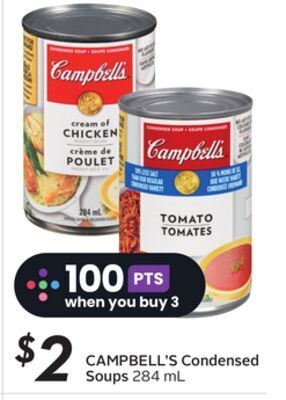 Sobeys Campbell's condensed soups offer