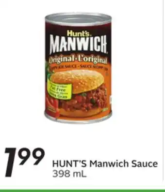 Sobeys Hunt's manwich sauce offer