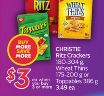 Sobeys Christie ritz crackers offer