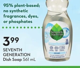 Sobeys Seventh generation dish soap offer