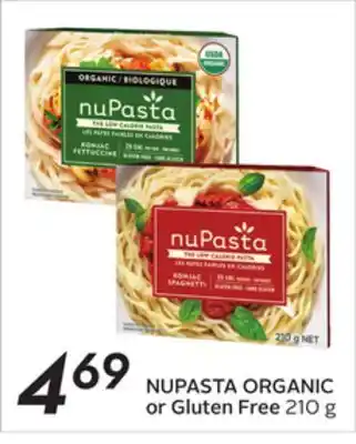 Sobeys Nupasta organic or gluten free offer