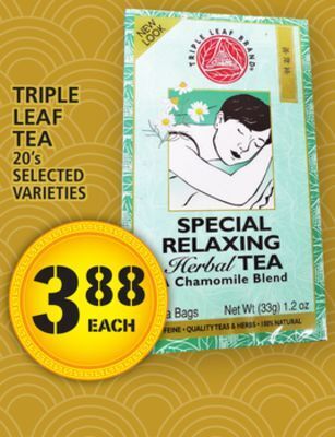 Food Basics Triple leaf tea offer