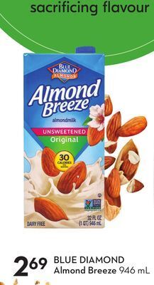 Sobeys Blue diamond almond breeze offer