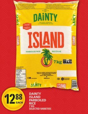 Food Basics Dainty island parboiled rice offer