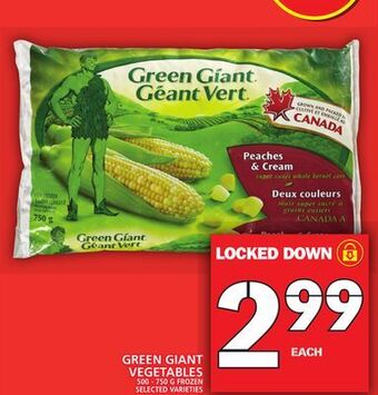 Food Basics Green giant vegetables offer