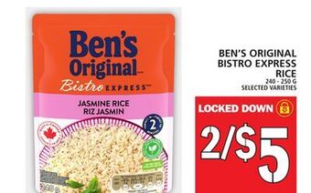 Food Basics Ben's original bistro express rice offer