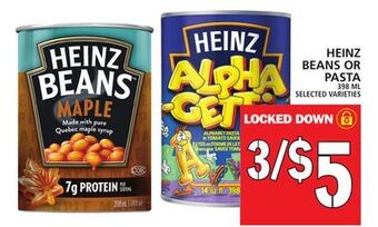 Food Basics Heinz beans or pasta offer