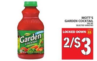 Food Basics Mott's garden cocktail offer