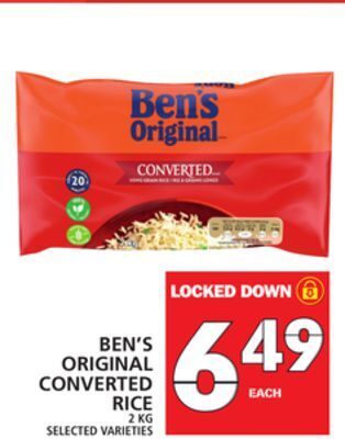 Food Basics Ben's original converted rice offer