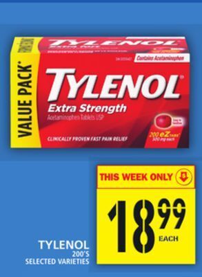 Food Basics Tylenol offer