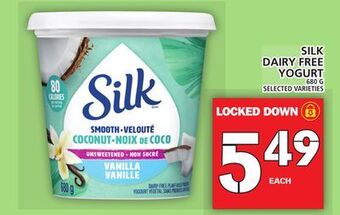 Food Basics Silk dairy free yogurt offer