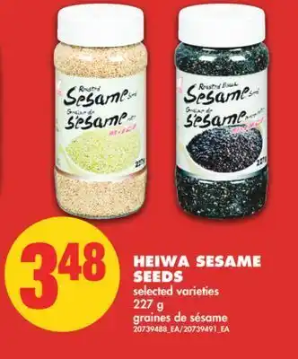 No Frills Heiwa sesame seeds, 227 g offer