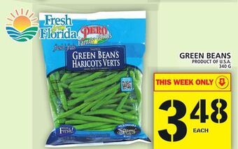 Food Basics Green beans offer