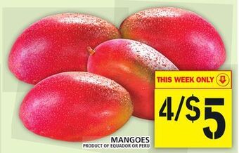Food Basics Mangoes offer